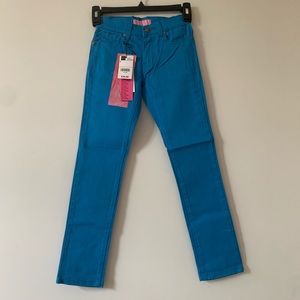 Miss Jeans Blue Skinny Jeans NWT Girls Size 8